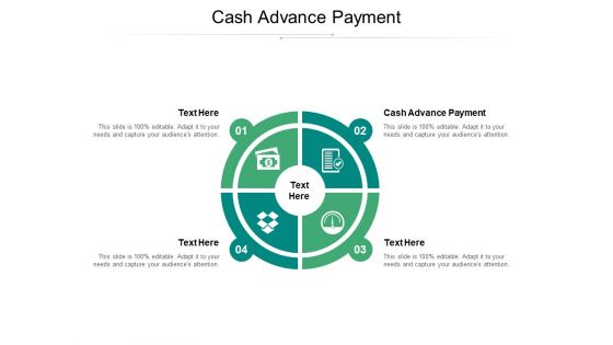 Cash Advance Payment Ppt PowerPoint Presentation Slides Sample Cpb