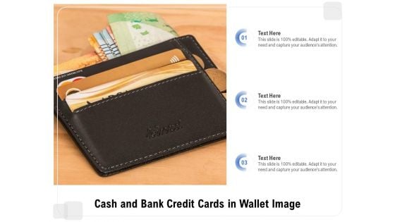 Cash And Bank Credit Cards In Wallet Image Ppt PowerPoint Presentation Icon Professional PDF