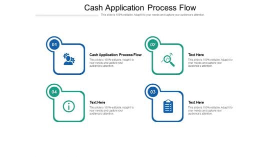 Cash Application Process Flow Ppt PowerPoint Presentation Themes Cpb Pdf