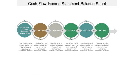 Cash Flow Income Statement Balance Sheet Ppt PowerPoint Presentation Gallery Deck Cpb