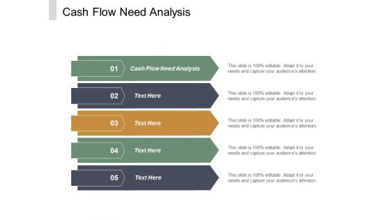 Cash Flow Need Analysis Ppt PowerPoint Presentation Slides Shapes Cpb