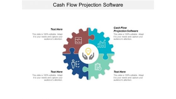 Cash Flow Projection Software Ppt Powerpoint Presentation Pictures Visual Aids Cpb