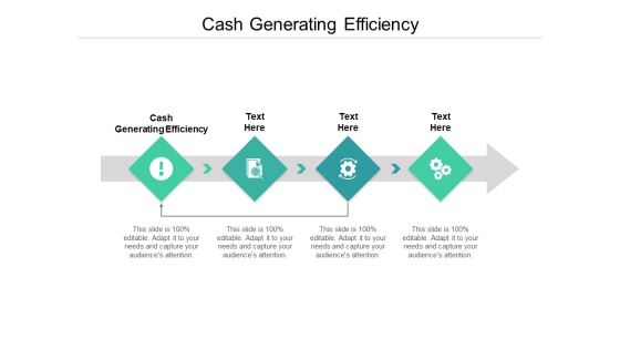 Cash Generating Efficiency Ppt PowerPoint Presentation Styles Designs Download Cpb