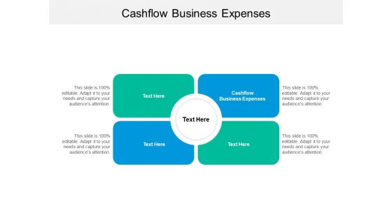 Cashflow Business Expenses Ppt PowerPoint Presentation Slides Designs Cpb