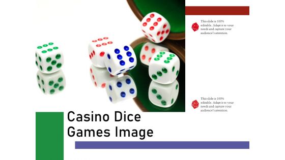 Casino Dice Games Image Ppt PowerPoint Presentation Inspiration Clipart Images PDF