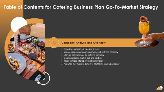 Catering Business Plan Go To Market Strategy