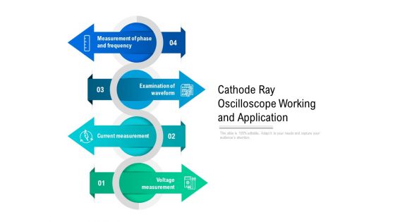 Cathode Ray Oscilloscope Working And Application Ppt PowerPoint Presentation Model Portfolio PDF