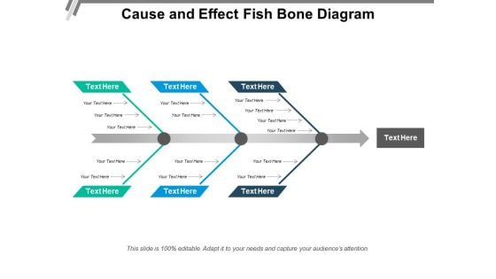 Cause And Effect Fish Bone Diagram Ppt PowerPoint Presentation Professional Slide Download PDF