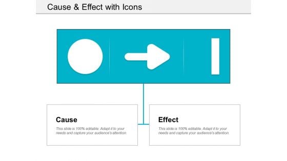 Cause And Effect With Icons Ppt Powerpoint Presentation Examples