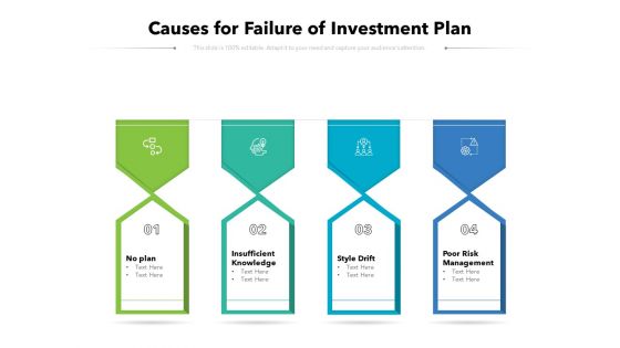Causes For Failure Of Investment Plan Ppt PowerPoint Presentation Gallery Show PDF