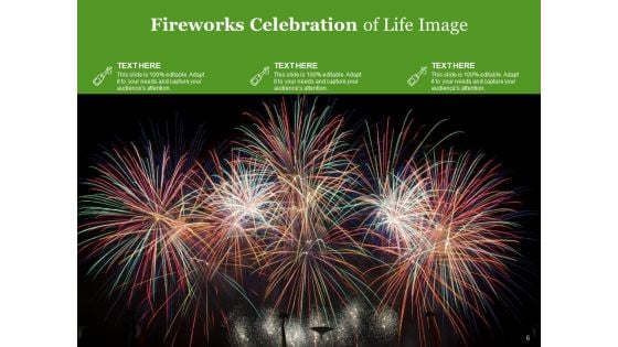 Celebrating Life Background Images Fireworks Celebration Ppt PowerPoint Presentation Complete Deck