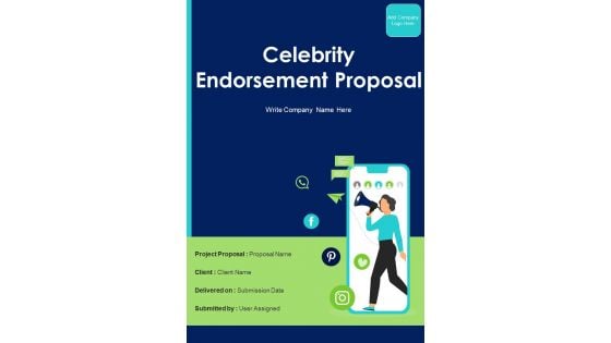 Celebrity Endorsement Proposal Example Document Report Doc Pdf Ppt