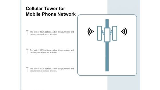 Cellular Tower For Mobile Phone Network Ppt PowerPoint Presentation Infographics Gridlines