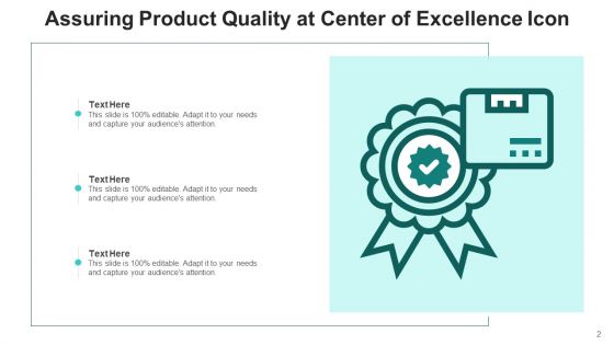 Center Of Competence Icon Organizational Target Ppt PowerPoint Presentation Complete Deck With Slides