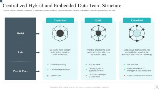 Centralized Hybrid And Embedded Data Team Structure Elements PDF