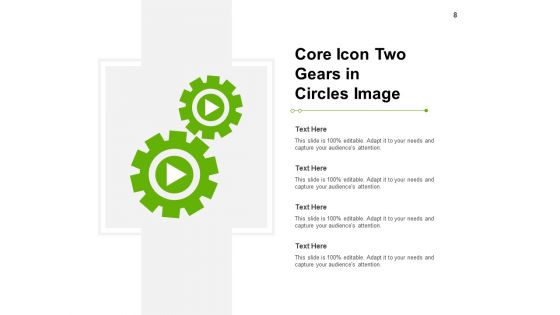 Centre Icon Gear Target Ppt PowerPoint Presentation Complete Deck