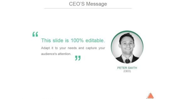 Ceos Message Template 2 Ppt PowerPoint Presentation Styles