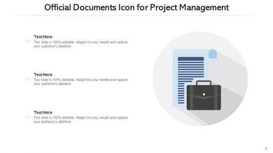 Ceremonial Icon Executive Announcement Ppt PowerPoint Presentation Complete Deck With Slides