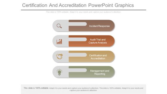 Certification And Accreditation Powerpoint Graphics