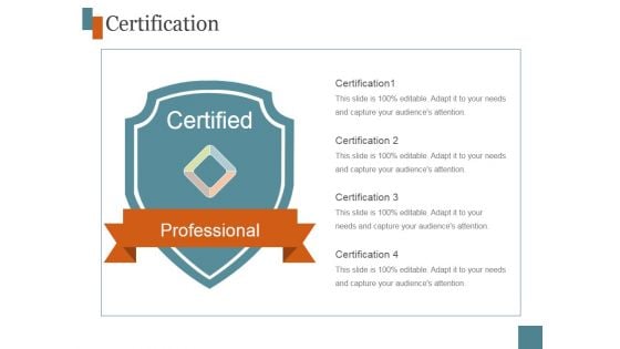 Certification Ppt PowerPoint Presentation Introduction