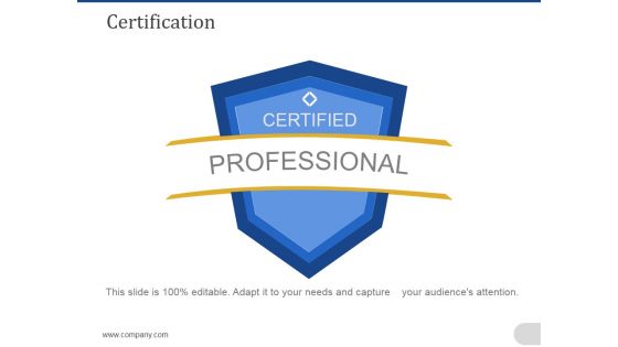 Certification Ppt PowerPoint Presentation Model Aids