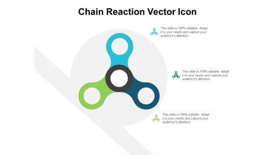 Chain Reaction Vector Icon Ppt Powerpoint Presentation Layouts Gallery