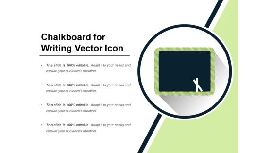 Chalkboard For Writing Vector Icon Ppt PowerPoint Presentation Layouts Diagrams PDF