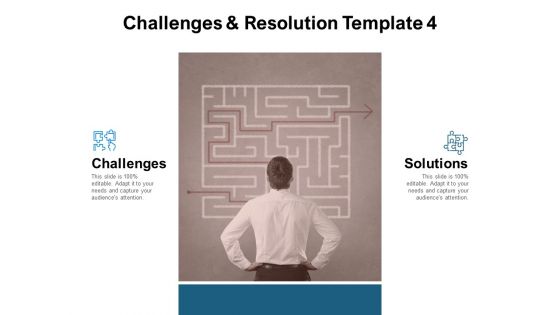 Challenges And Resolution Template 4 Ppt PowerPoint Presentation Show Background