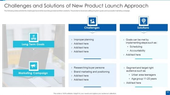 Challenges And Solutions Of New Product Launch Approach Sample PDF