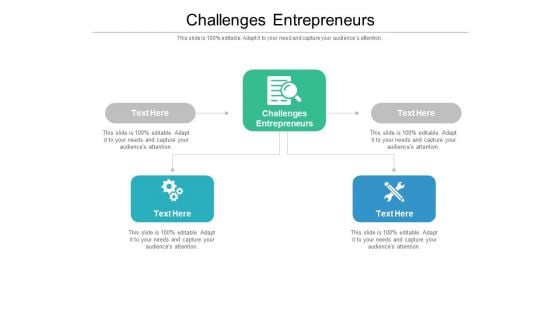 Challenges Entrepreneurs Ppt PowerPoint Presentation Show Gridlines Cpb