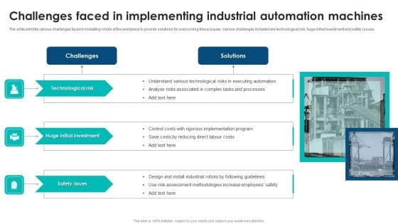 Challenges Faced In Implementing Industrial Automation Machines Ideas PDF