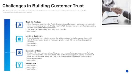 Challenges In Building Customer Trust Designs PDF Challenges In Building Customer Trust Designs PDF