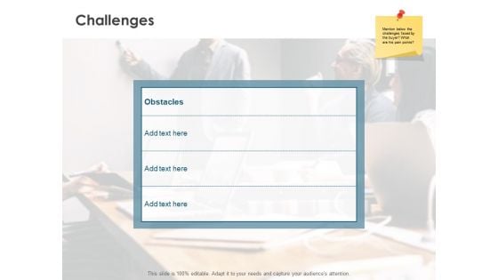 Challenges Obstacles Ppt PowerPoint Presentation Infographic Template Tips