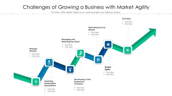 Challenges Of Growing A Business With Market Agility Ppt PowerPoint Presentation File Files PDF