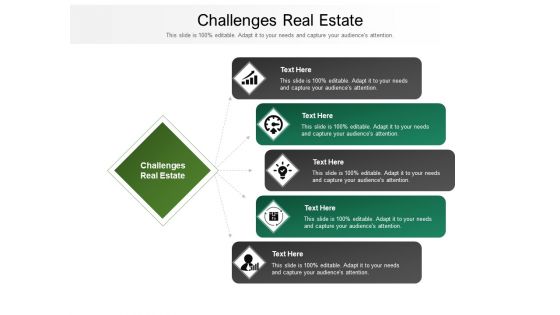 Challenges Real Estate Ppt PowerPoint Presentation Model Tips Cpb Pdf