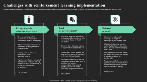 Challenges With Reinforcement Learning Implementation Ideas PDF