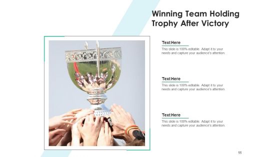 Champions Trophy Icon Targets Team Ppt PowerPoint Presentation Complete Deck