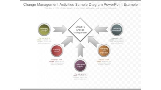Change Management Activities Sample Diagram Powerpoint Example