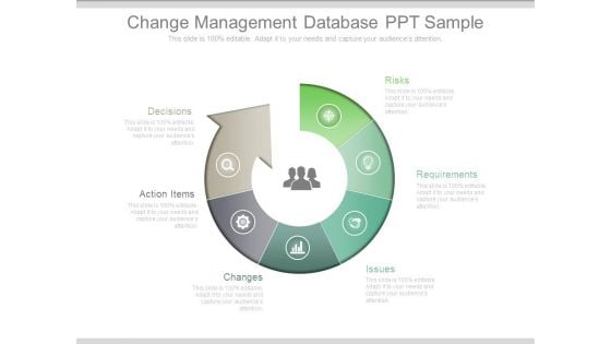 Change Management Database Ppt Sample