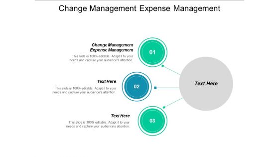 Change Management Expense Management Ppt PowerPoint Presentation Layouts Graphics Template Cpb