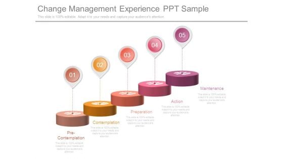 Change Management Experience Ppt Sample