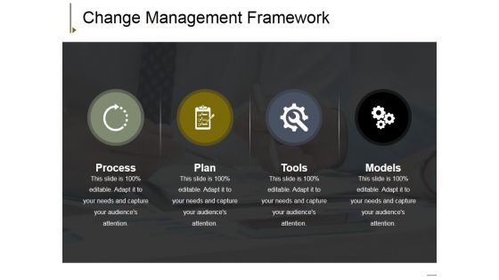 Change Management Framework Ppt PowerPoint Presentation Pictures Background Image