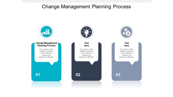 Change Management Planning Process Ppt PowerPoint Presentation Layouts Show Cpb
