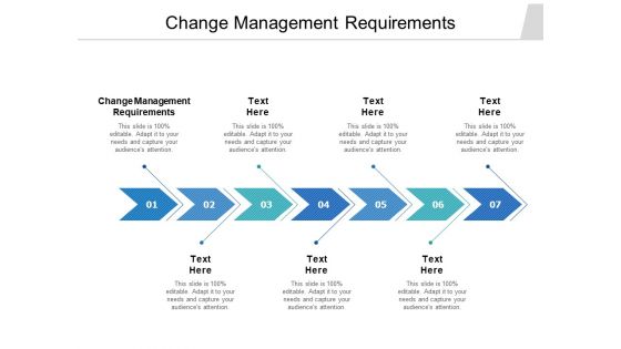 Change Management Requirements Ppt PowerPoint Presentation Infographics Picture Cpb