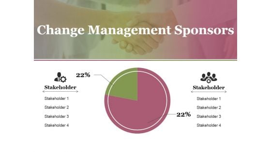 Change Management Sponsors Ppt PowerPoint Presentation Model Show