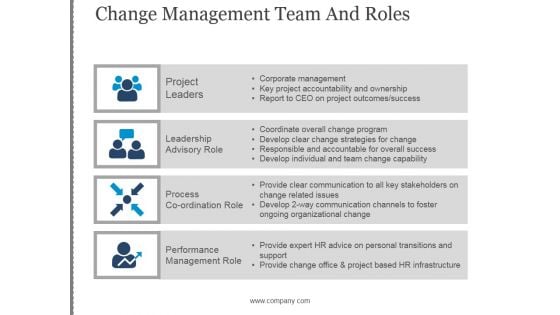 Change Management Team And Roles Template 1 Ppt PowerPoint Presentation Template Change Management Team And Roles Template 1 Ppt PowerPoint Presentation Template