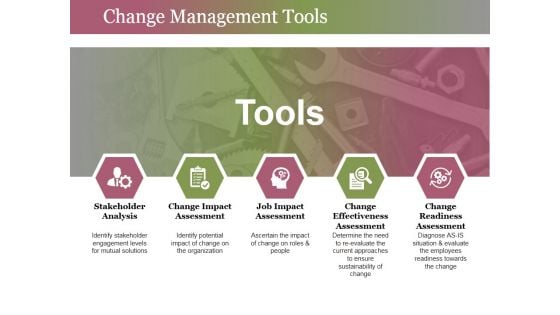 Change Management Tools Ppt PowerPoint Presentation Summary Themes