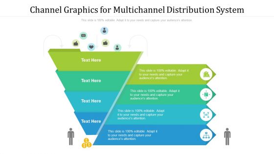 Channel Graphics For Multichannel Distribution System Ppt PowerPoint Presentation Gallery Slide Portrait PDF