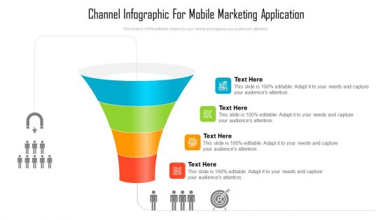 Channel Infographic For Mobile Marketing Application Ppt PowerPoint Presentation File Outline PDF