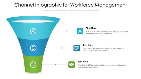 Channel Infographic For Workforce Management Ppt PowerPoint Presentation Icon Portfolio PDF